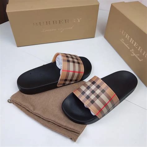 burberry slippers womens|Burberry slippers for men.